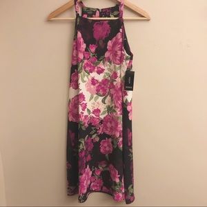 Alfani | Sleeveless Floral Print Dress